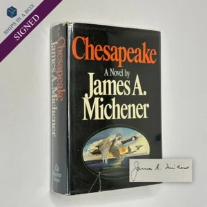 Signed "Chesapeake" James A. Michener (1978, Hardcover, Historical Novel) - Picture 1 of 18