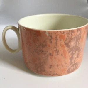 Villeroy & Boch SIENA Salmon Peach Marble Porcelain Coffee Cup 200 ml - Picture 1 of 7