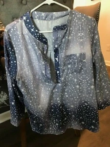 Damen 3/4 Arm Pullover Shirt Damen Freizeit Locker Bluse Tops - Bild 1 von 6
