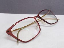 Lindberg Eyeglasses Frames woman Now Red Purple Titan Rectangular Cat Eye 6530