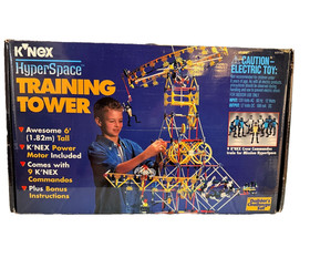 Vintage K'NEX Sealed Hyperspace Training Tower Model Number 63147 Motor 1997 NIB