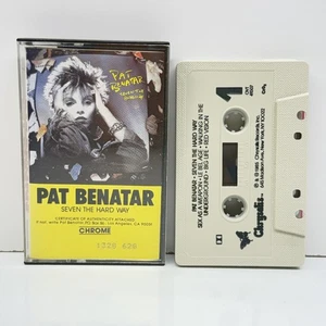 Pat Benatar Seven The Hard Way Cassette 1985 Chrysalis Chrome - Picture 1 of 2