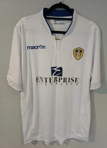 LEEDS UNITED 2014/2015 FOOTBALL SOCCER SHIRT JERSEY HOME MACRON ORIGINAL SIZE XL - Picture 1 of 17