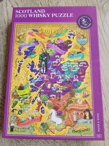 Scotland 1000 Whiskey puzzle 1000 Piece Jigsaw Water & Wines Scotland Puzzle - Picture 1 of 9