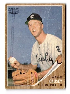 1962 Topps #496 Wayne Causey - Picture 1 of 2