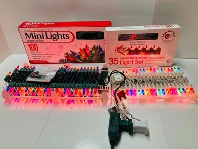 2 ~ Christmas Multicolor Mini Light Sets  1 -100 Lights & 1 -50 lights BRAND NEW - Image 1 of 3