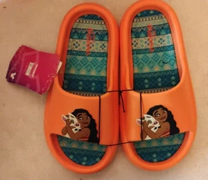 Ground Up Disney Moana Mädchen Pantoletten – orange Sandalen – Jugendgröße 11 - Bild 1 von 5