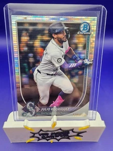 2025 Bowman Cromo Julio Rodriguez Pulsar Rifrattore /399 - Foto 1 di 2
