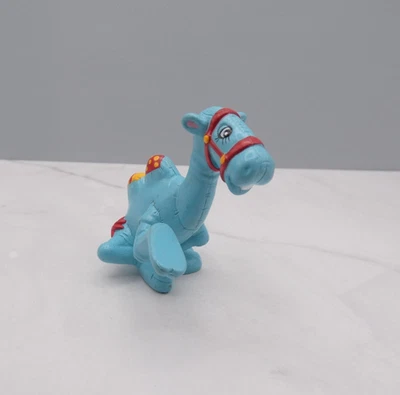 1988 MacMillian Inc Raggedy Ann & Andy Blue Camel with Wrinkled Knees PVC Toy - Image 1 of 4