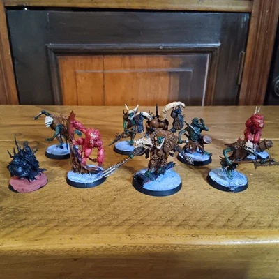 Warhammer Age of Sigmar: Warcry Kruleboyz Monsta-killaz Part Painted - Image 1 of 4