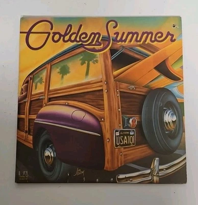 "Golden Summer" 1976 2 LP set with poster VG++ with cutout! 1960's surf music! - Image 1 of 4