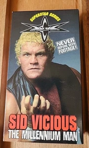 WCW WWF WWE ECW Sid Vicious The Millenium Man VHS Never Before Seen Footage - Imagen 1 de 3