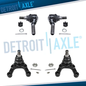 4WD Front Outer Tie Rods Lower Ball Joints for Dodge Ram 50 Mitsubishi Montero - Picture 1 of 7