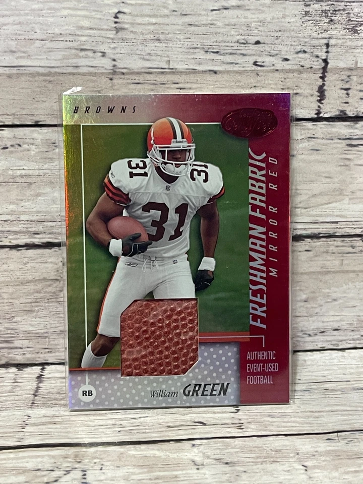 2002 Leaf Certified Mirror Red Materials #113 William Green - Image 1 of 2
