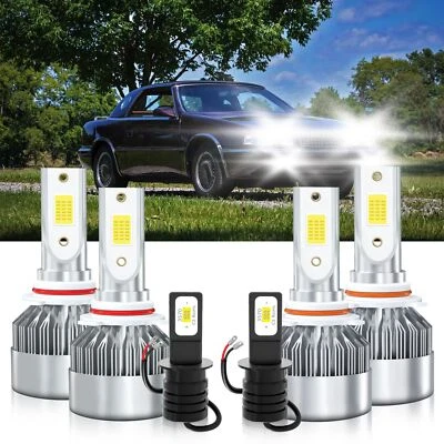 Faros antiniebla LED 9005+9006+H3 para Chrysler TC Maserati 1989-1989 Foto 1 de 4