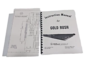 GOLD RUSH (WILLIAMS) Handbuch & Schaltplan - Bild 1 von 7