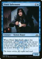DIMIR INFORMANT X 4 N/M GUILDS OF RAVNICA MAGIC THE GATHERING