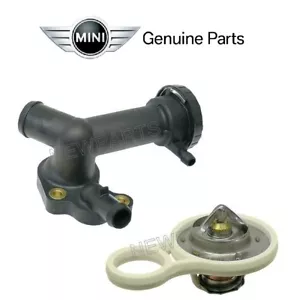 For Mini Cooper R50 R52 2002-2008 Thermostat 90.5 deg. C & Housing w Cap GENUINE - Picture 1 of 1