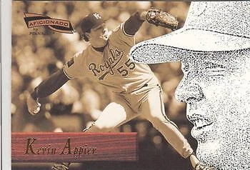 Kevin Appier 1996 Pinnacle Aficionado #65 - J1456 - Image 1 of 2