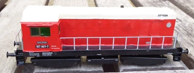 GI Modell Messing-Kleinserien-Diesellok H0 BR 107 007-7 DR RP25 BW Leipzig Dummy - Bild 1 von 4