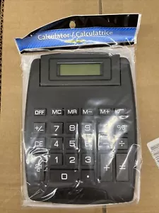 8-Digit Large Jumbo Desktop Calculator Big Button SEALED w/BATTERY SAME-DAY SHIP - Picture 1 of 1