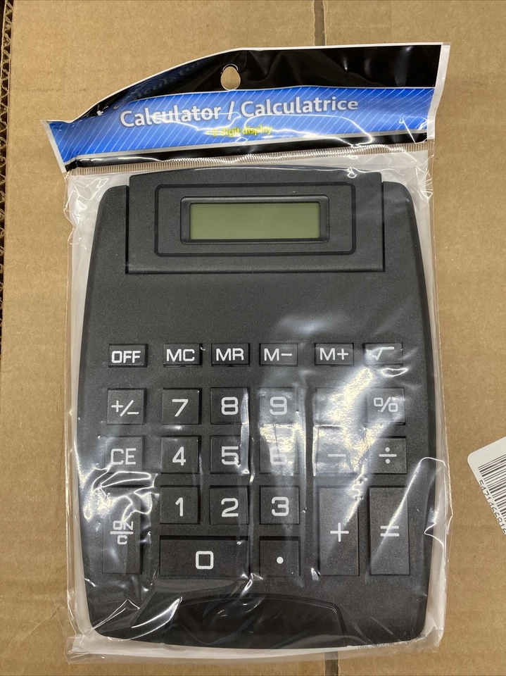 8-Digit Large Jumbo Desktop Calculator Big Button SEALED w/BATTERY SAME-DAY SHIP - Image 1 of 1