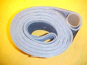 CARBDRUNDUM 4" X 168" 180 GRIT FASTCUT ABRASIVE CLOTH SANDING BELTS 10 PC LOT - Picture 1 of 2