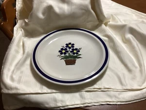 "VTG Sango Design Four Retro/ MCM Floral Round Serving Platter- 12.25"" Diameter - Picture 1 of 3