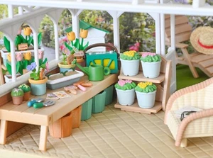 Jardinería Sylvanian - Florería Jardín Cobertizo Maceta Herramienta lata Calico Critters - Imagen 1 de 24