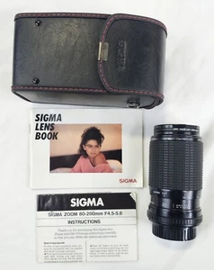 Sigma 80-200mm f4.5-5.6 Lens Pentax K Mount with CPC Haze UV Filter and Case - Picture 1 of 10