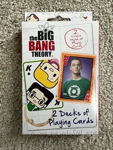 The Big Bang Theory 2 mazzi di carte da gioco nuovi - Foto 1 di 1