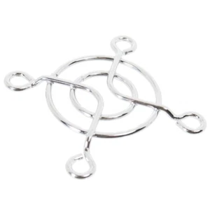 Lüftergitter Schutzgitter Metall-Gitter für Axial-Lüfter 40x40mm 2 Ringe - Bild 1 von 1