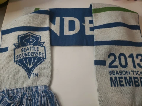Adidas Seattle Sounders 2013 Season Ticket Member Soccer Scarf Cover
