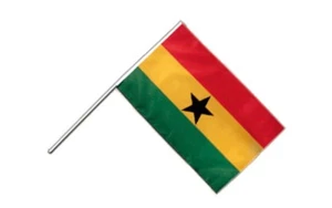 Stockflagge Stockfahne Ghana 60x90cm Fahne Flagge mit Stock - Bild 1 von 1