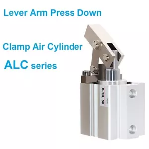 Pneumatic Lever Cylinder ALC-25-35-40-50-63-80 Rocker Arm Press Clamping Fixture - Picture 1 of 26