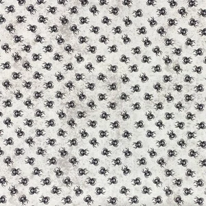Spooky Spider Sewing Quilting Cotton Fabric FQ - Picture 1 of 2