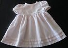 Vintage Baby Girls Rose Cottage Dainty Lace Heart Dress Sz 24 Mo