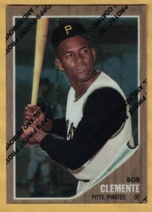 Roberto Clemente - 1998 Topps Finest Commemorative Reprint 1962 (#8)