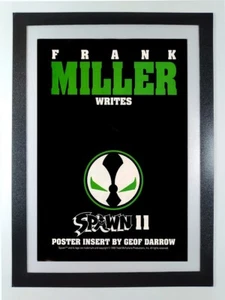 Frank Miller schreibt Spawn Ausgabe 11 Todd McFarlane 93 Zauberer gerahmte Originalseite - Bild 1 von 7