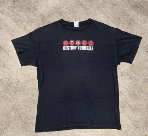 Vintage 90's Destroy Yourself Bounty Hunter Inc. Skateboards T-Shirt - Picture 1 of 6