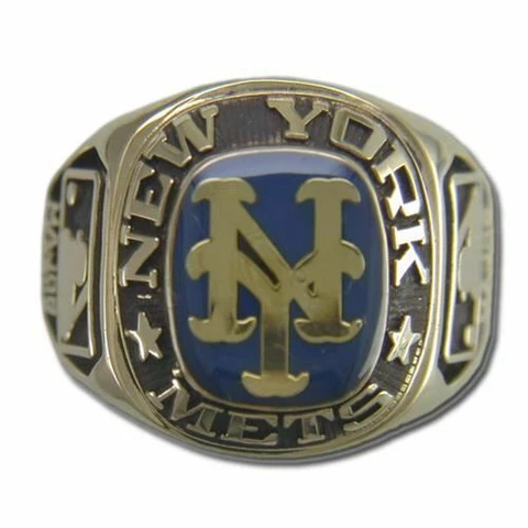 New York Mets Classic Goldplated MLB Ring Cover