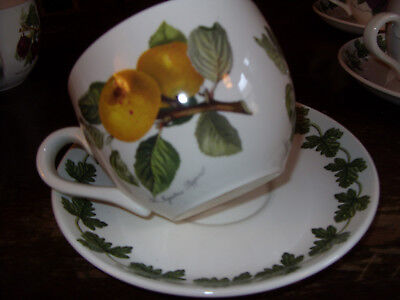 PORTMEIRION POMONA INGESTRIE PIPPIN JUMBO CUP / SAUCER V.RARE LARGEST 20oz CUP!!>