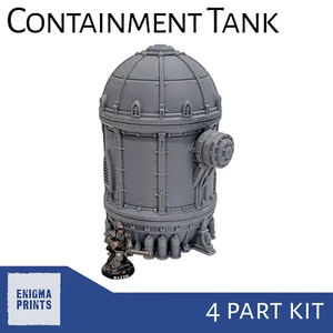 Containment Tank - 28mm 3D Printed Industrial Terrain for Tabletop Wargaming - Picture 1 of 8