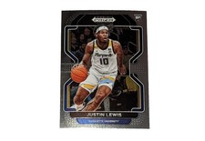 Chicago Bulls Justin Lewis 2022 Panini Prizm Draft Picks Rookie Card