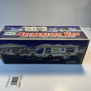 1998 Hess Recreation Van w/ Dune Buggy & Motorcycle Vintage Amerada - Picture 1 of 9