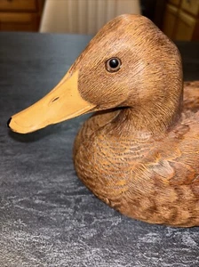 Vintage Mallard Duck Decoy Composite Carved Signed Joe Revello Beautiful Nice! C - Picture 1 of 24