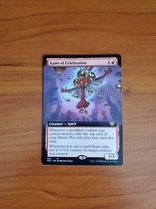 MTG Commander Kamigawa: Neon Dynasty - Kami of Celebration (059) Extended Art - Picture 1 of 2