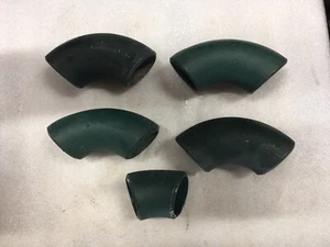 2” - 90° Long Radius & 45 degree Elbow Butt Weld Carbon Steel - Lot of 5 - NEW - Picture 1 of 2