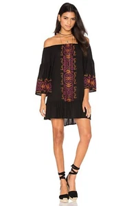 Nightcap by Carisa Rene Dress Size 2 Embroidered Santorini Mini 100% Cotton - Picture 1 of 7