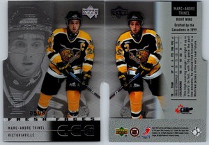99-00 UPPER DECK ICE FRESH FACES MARC ANDRE THINEL /1500